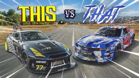 RWD Nissan GT-R Built for Fun Drag Races a Trans-Am Camaro Race Car ...