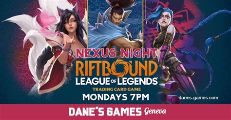 Nexus Night - Riftbound League of Legends, 1429 East State Street ...
