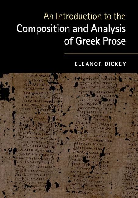 Livro An Introduction To The Composition And Analysis Of Greek Prose ...