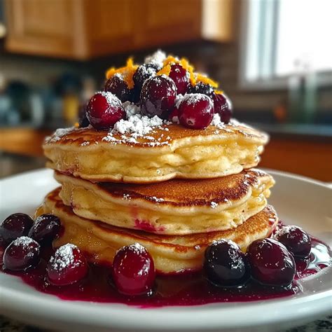 Delicious Cranberry Orange Ricotta Pancakes for a Cozy Breakfast