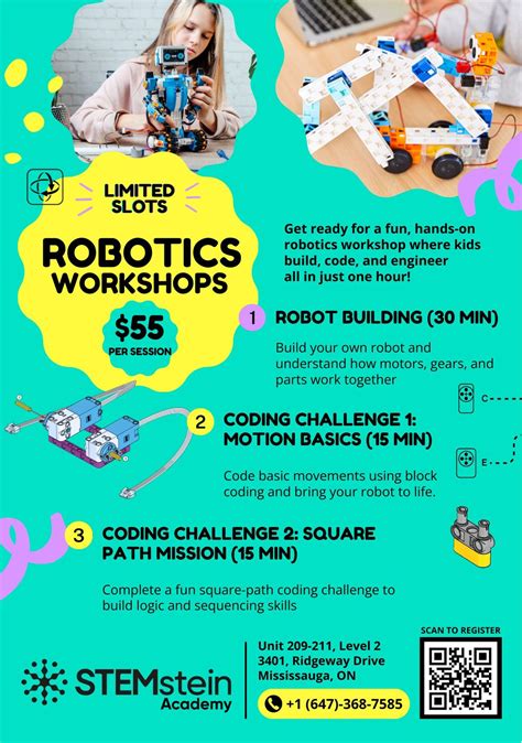 🤖 Hands-On Robotics Workshop for Kids (Ages 8–11), 3401 Ridgeway Dr ...