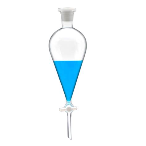 Borosilicate Glass 1000ML Separating Funnel, Heavy Wall Conical