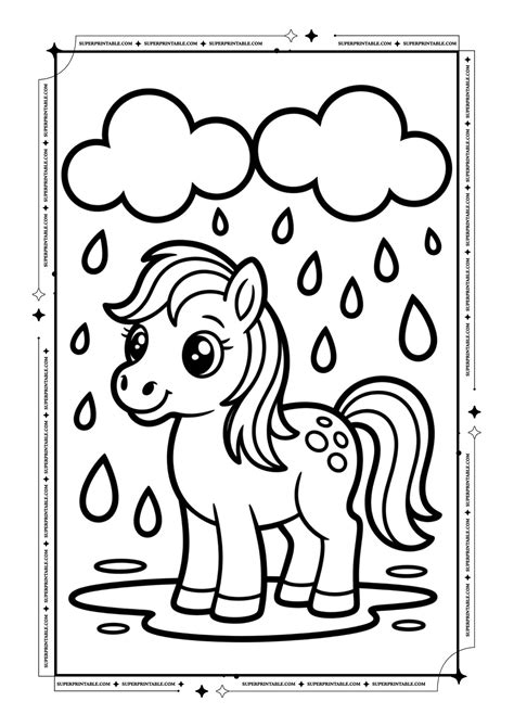 20+ Pony Coloring Pages (Free PDF Printables)