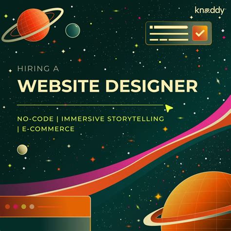🚀 We’re hiring a Website Designer (No-Code + Experiential + E-commerce ...