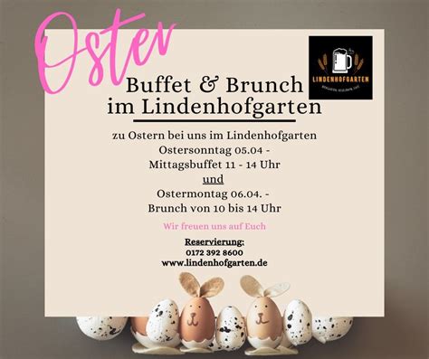 Oster-Brunch im Lindenhofgarten, Ernst-Thälmann-Str. 45 Gardelegen ...