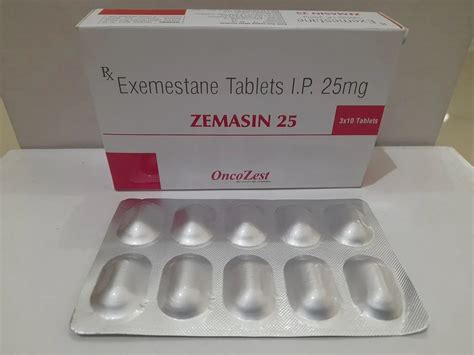 Aromasin Exemestane 25 Mg Tablets (10 Tablets) at ₹ 600/strip in Surat ...