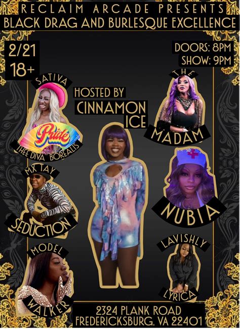 Black Drag and Burlesque Excellence, 2324 Plank Road, Fredericksburg ...