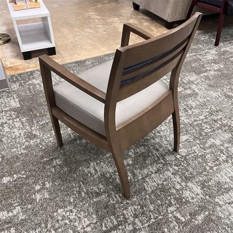 Set of 3 - Kimball Acquaint Blue and Taupe with Walnut Espresso Veneer ...