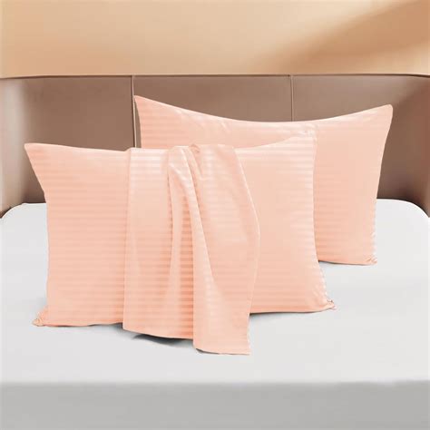 600 TC Pima Cotton Pillowcases 2-Pack – Ultra Soft Sateen Finish, Envelope Closure for Luxurious ...
