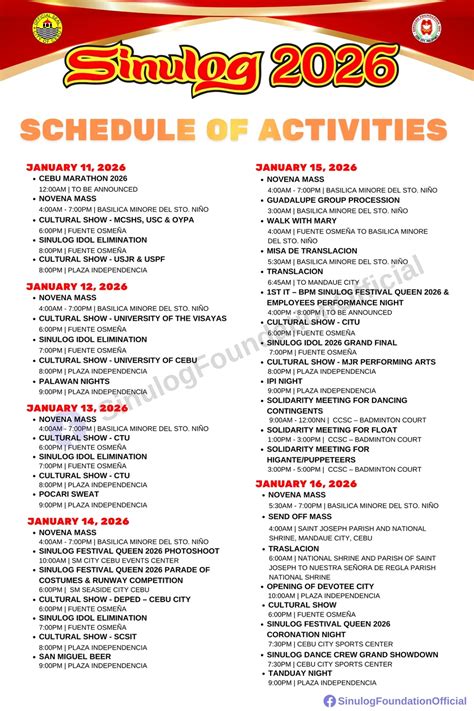 Guide to Cebu Sinulog Festival 2026 - News and Feature