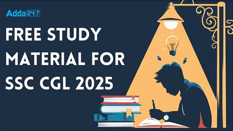 Free Study Material for SSC CGL 2025, Download PDF and Attempt Quizzes