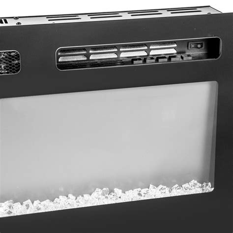 50" Electric Fireplace Insert, Recessed or Wall Mounted Heater (New)