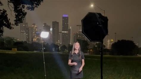 KVUE Daybreak skyline live shot