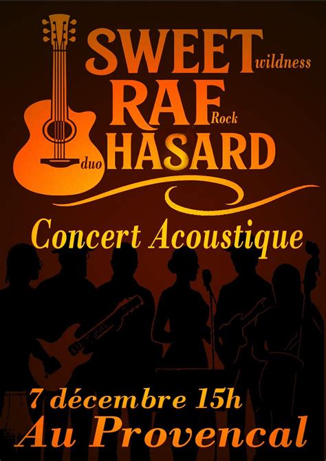 Concert acoustique Unique avec trois groupes réunis. LE Dimanche 07 ...
