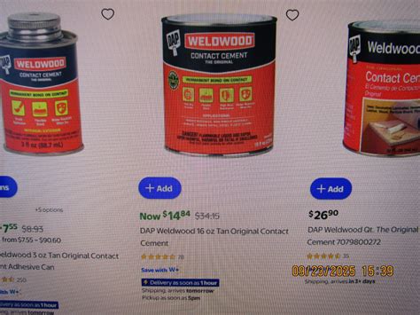 Weldwood 16 oz Contact Cement Adhesive, New Sealed, Free Shipping