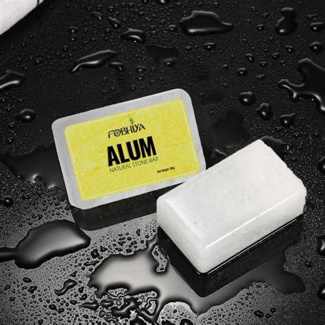 FOBHIYA Natural Alum Stone Bar, Fitkari for Skin Tightening, Underarm ...