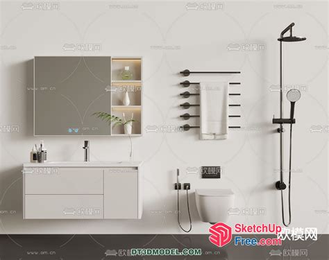 Bathroom Vanity Cabinet Collection Skp Model - SketchUp Free - 4297 ...