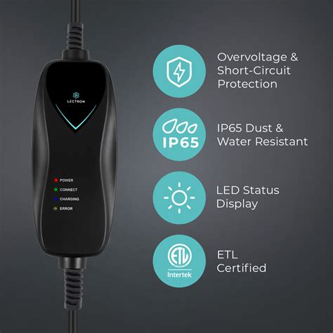 Lectron Portable Level 1 J1772 EV Charger + 80A Tesla to J1772 EV Adap — Lectron EV