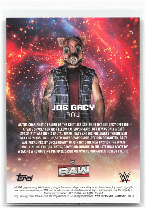 2025 Topps Universe WWE #5 Joe Gacy - ZypherTrading