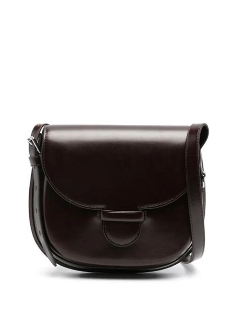 LEMAIRE Cartridge Leather Crossbody Bag | endource