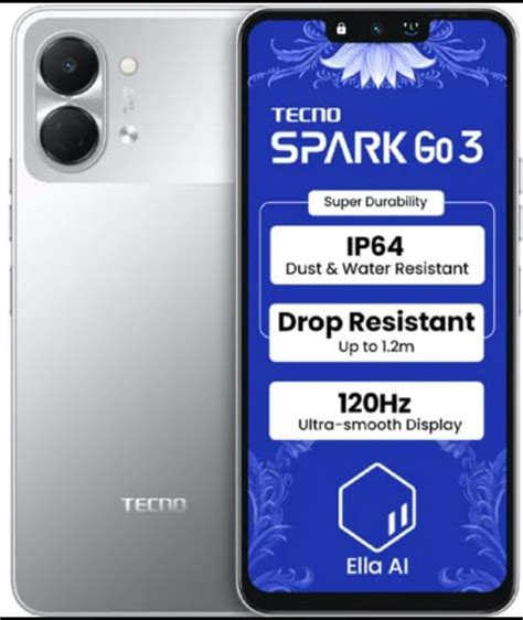 Tecno Spark GO 3 (Titanium Grey, 4GB+64GB) : Amazon.in: Electronics