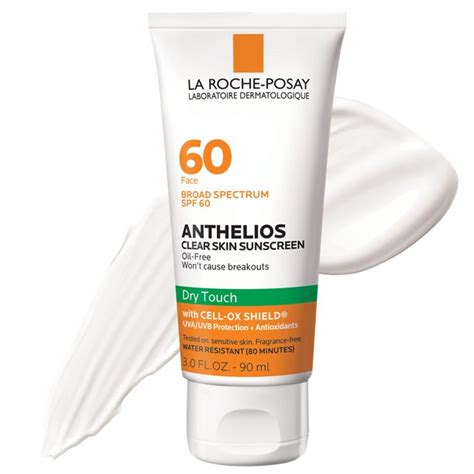 Protector solar La Roche-Posay Anthelios Clear Skin SPF 60 90 ml | Lider