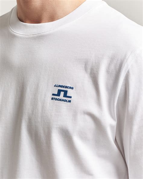 J.Lindeberg Parcie Long Sleeve T-Shirt White osoitteesta CareOfCarl.fi