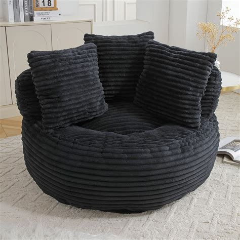 Jopath Lazy Sofa, Oversized High Back Bean Bag Couch for Adults and ...