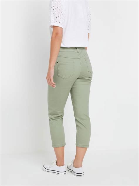 Buy M&Co Green Petite Cropped Jeans from Next India
