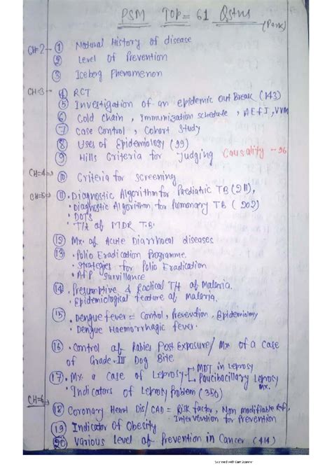 Top 61 Qstns in PSM - Comprehensive Study Notes - Studocu