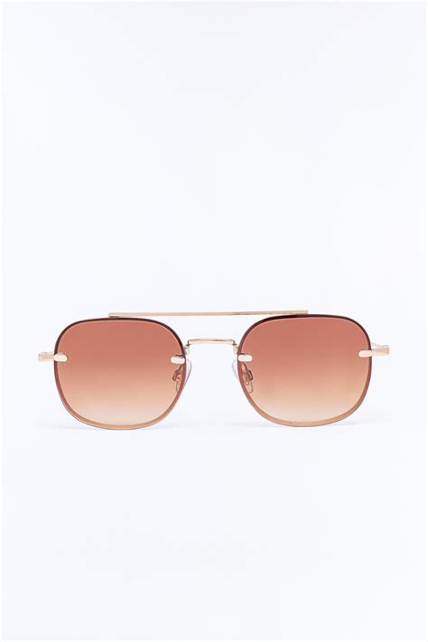 Vacay Tunnel Vision Sunglasses - Brown | Fashion Nova