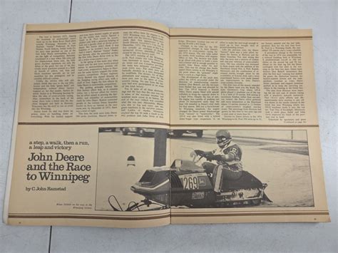 Snow Goer Magazine October 1976 Snowmobile Endurance Test Complete ...