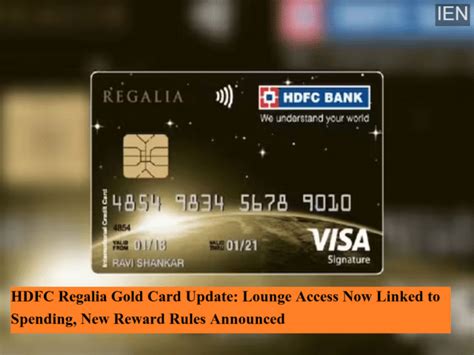 HDFC Regalia Gold Card update: Lounge access now linked to spending ...