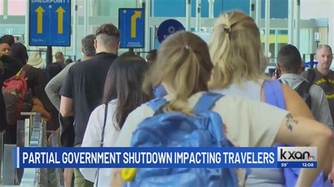 Partial government shutdown impacting travelers