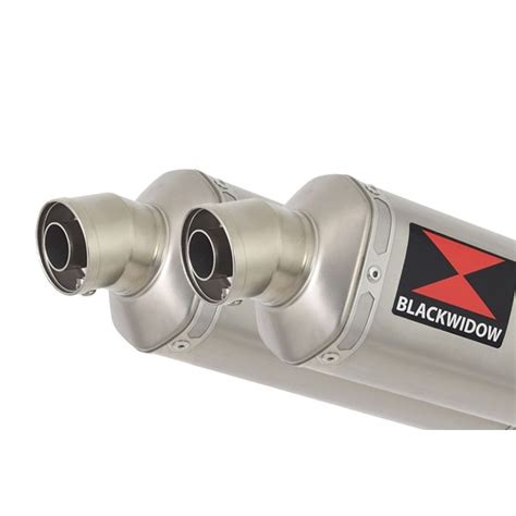 Blackwidow 300mm Hexagonal Stainless Silencer Exhaust System For ...