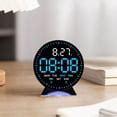 Digital Alarm Clock with LED Display, Date and Temperature, Adjustable ...