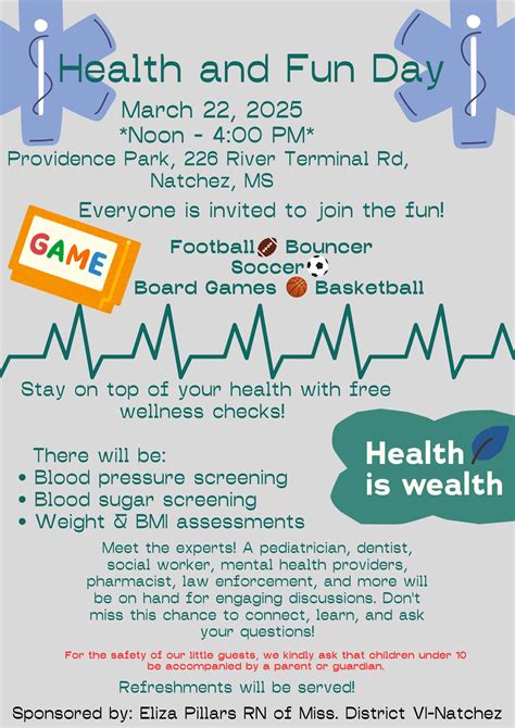 Health & Fun Day to take place in Natchez on March 22nd | KTVE ...