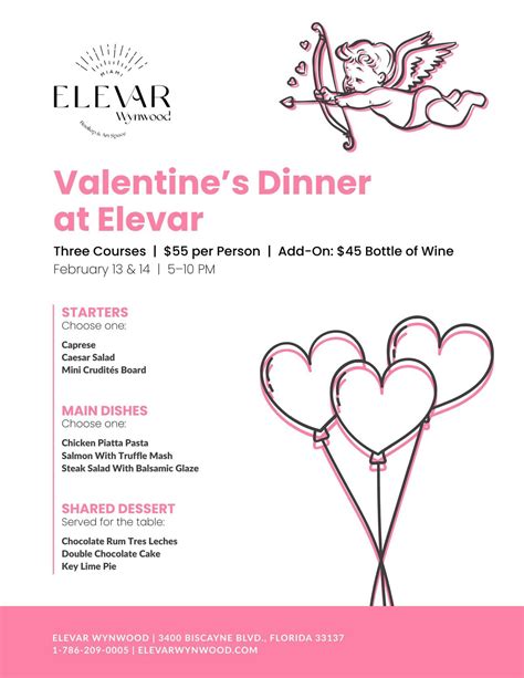Valentines Dinner, 3400 Biscayne Blvd, Miami, FL, United States ...
