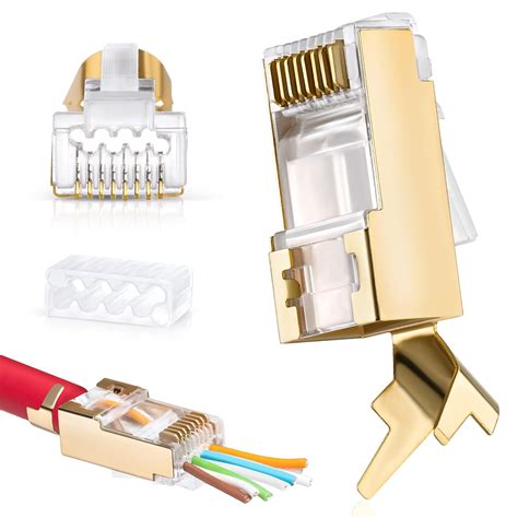 Everest Media Solutions RJ45 Cat7 & Cat6A Pass Through Connectors - 30 ...