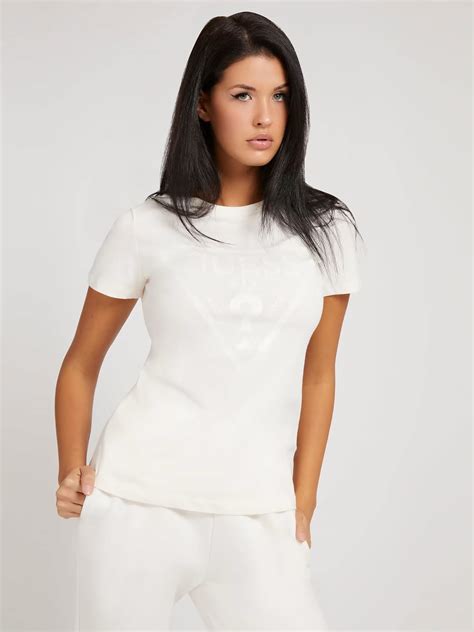 Guess Γυναικεία Κοντομάνικη Μπλούζα Με Λογότυπο Adele (V2YI07K8HM0-G6K5) - e-dshop.gr