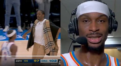 Shai Gilgeous-Alexander Pokes Fun at Jalen Williams’ Outfit During ...