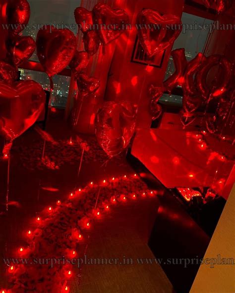 Romantic Valentine’s Day Room Decoration