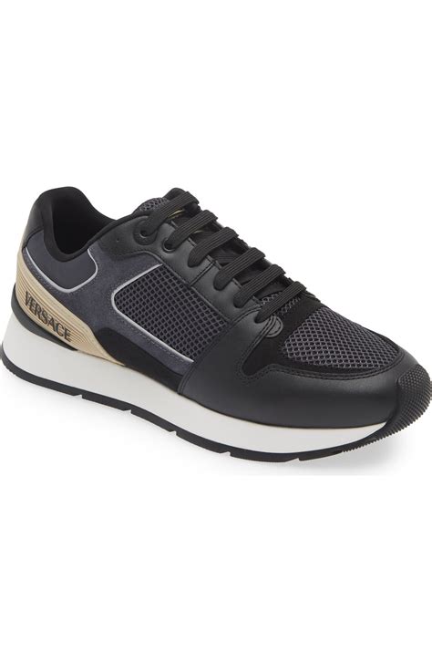 Versace Mixed Media Sneaker (Men) | Nordstromrack