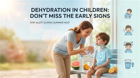 Dehydration in children: The early signs that parents usually miss