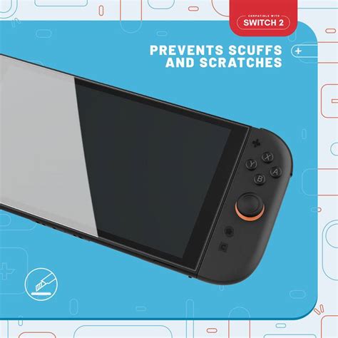 4Gamers Twin Screen Protectors Switch 2 Black S2-SP2-4G - Best Buy
