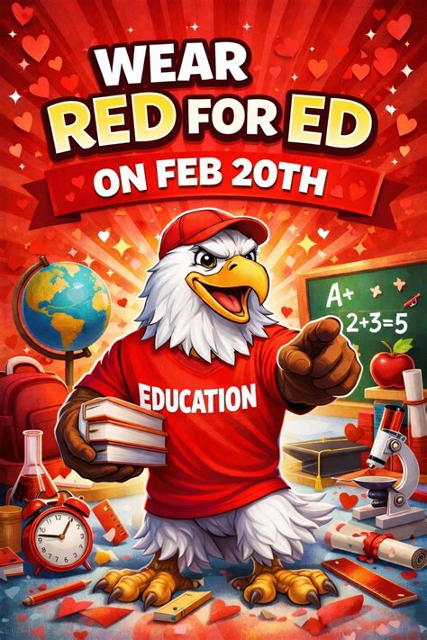 Eagles Wear RED for ED , 20 East Benjamin Drive, New Martinsville, WV ...