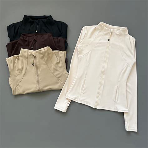 [Athletic BBL Sports Jacket] Solid Zip-up Up Slim Fit Dryfit Outer Wear ...