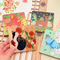 Making Beautiful Gemstone Folk Art Magnets (Select 1 of 5) (1) - maccaron