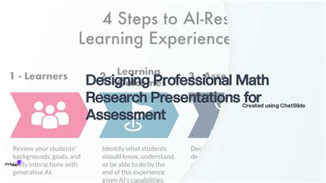 Designing Professional Math Research Presentations... | ChatSlide