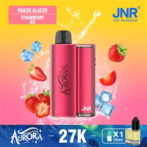 JNR Aurora 27K 27000 Puffs 2+10ml Replaceable Pod Kit Refillable ...